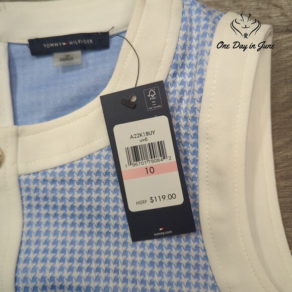 Tommy Hilfiger Sleeveless Mini Dress Size 10 - Picture 4 of 7